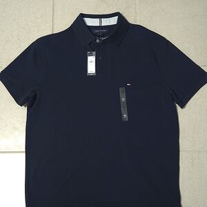 Tommy Hilfiger Men's Navy Polo Shirt